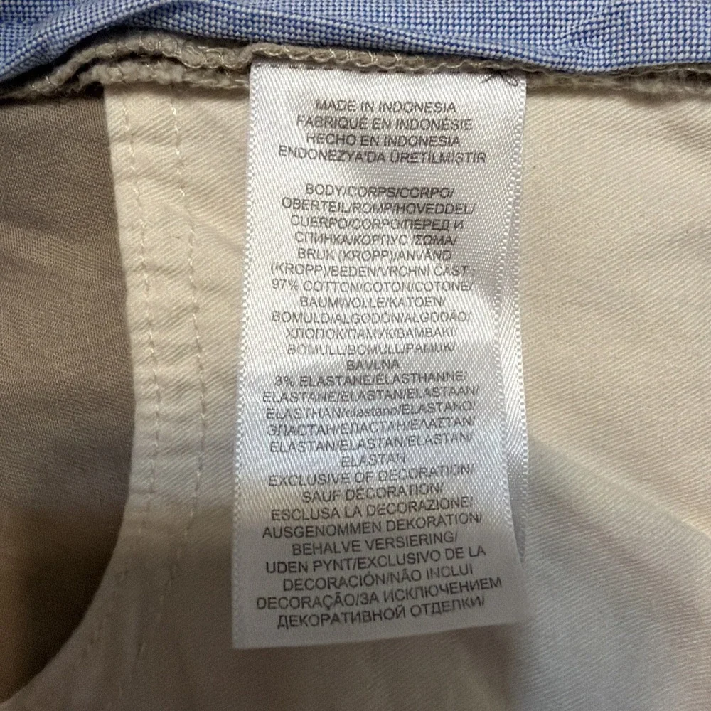 Polo Ralph Lauren Prospect Shorts Men 40 Tan Khaki Cotton Chino Flat Front